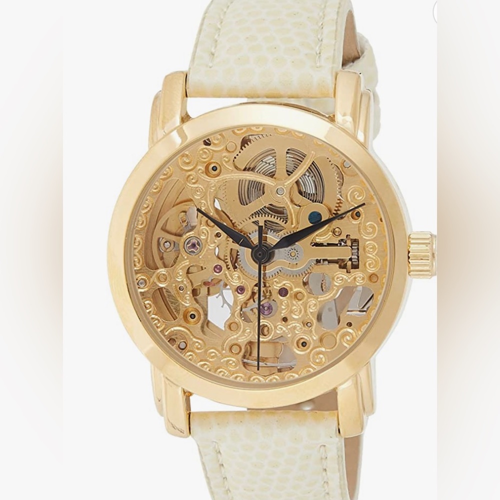 NWT Akribos24 24 watch with leather band